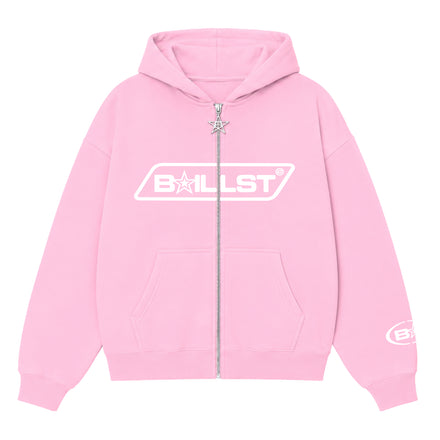 ZIPPER HOODY (PINK)