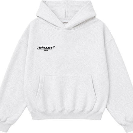 BASICS HOODY (GREY MARLE)